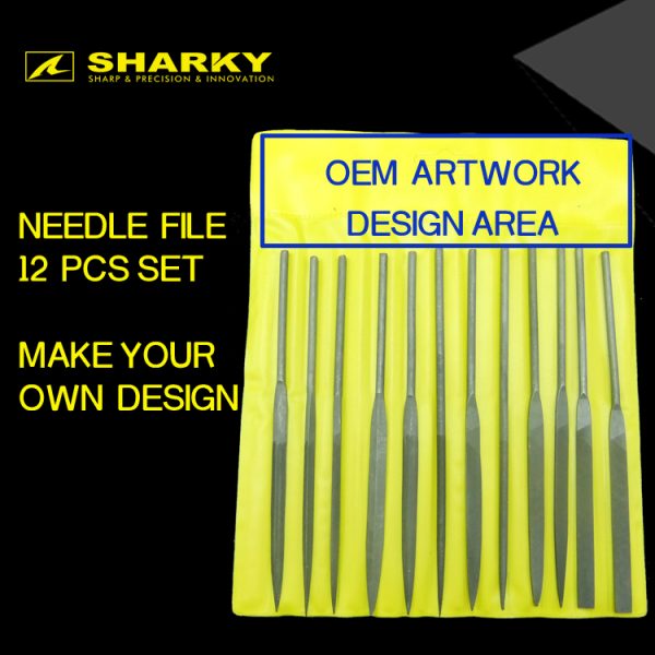 sharky needle file set 12 pcs 2