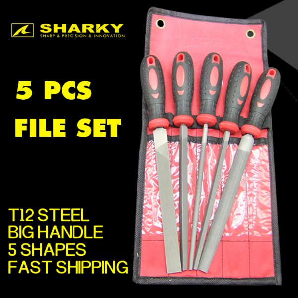 sharky steel file set 5 pcs 3