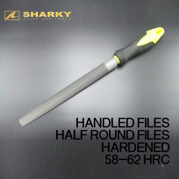 sharky handled files half round 11