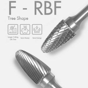 carbide burr shape F rbf size