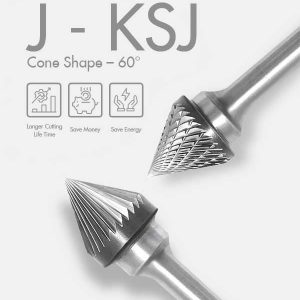 carbide burr shape J KSJ size