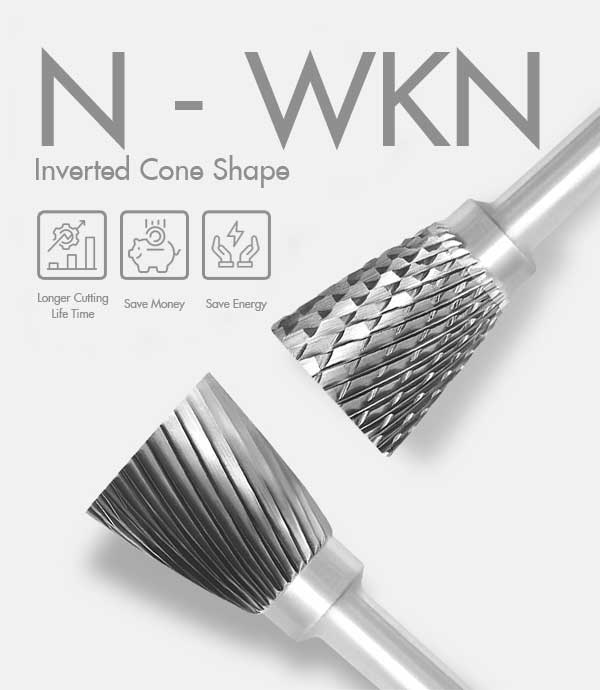 carbide burr shape N wkn size